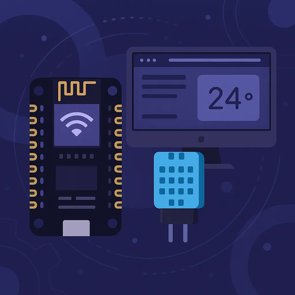 How to Build a Web Server with ESP8266 and MicroPython to Read DHT11 Sensor Data